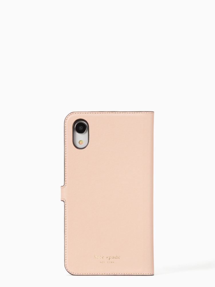 Kate Spade,Flower Hardware Wrap Folio Iphone Xr Case,