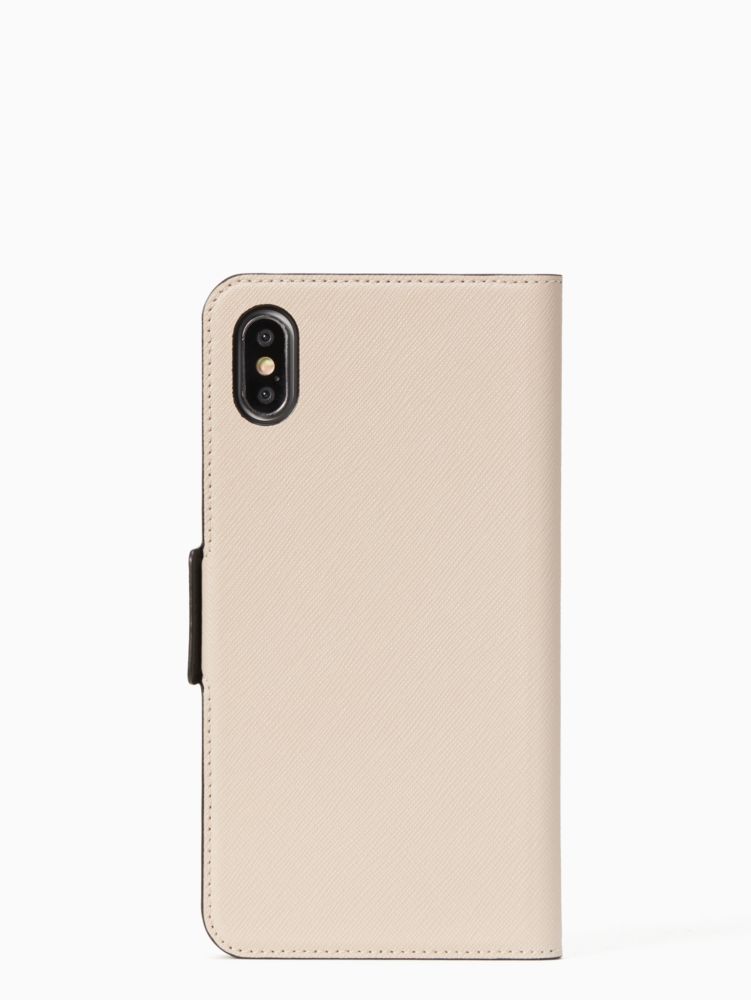 Kate Spade,アイフォン ケース スカラップ ラップ フォリオ - XS MAX,テック,
