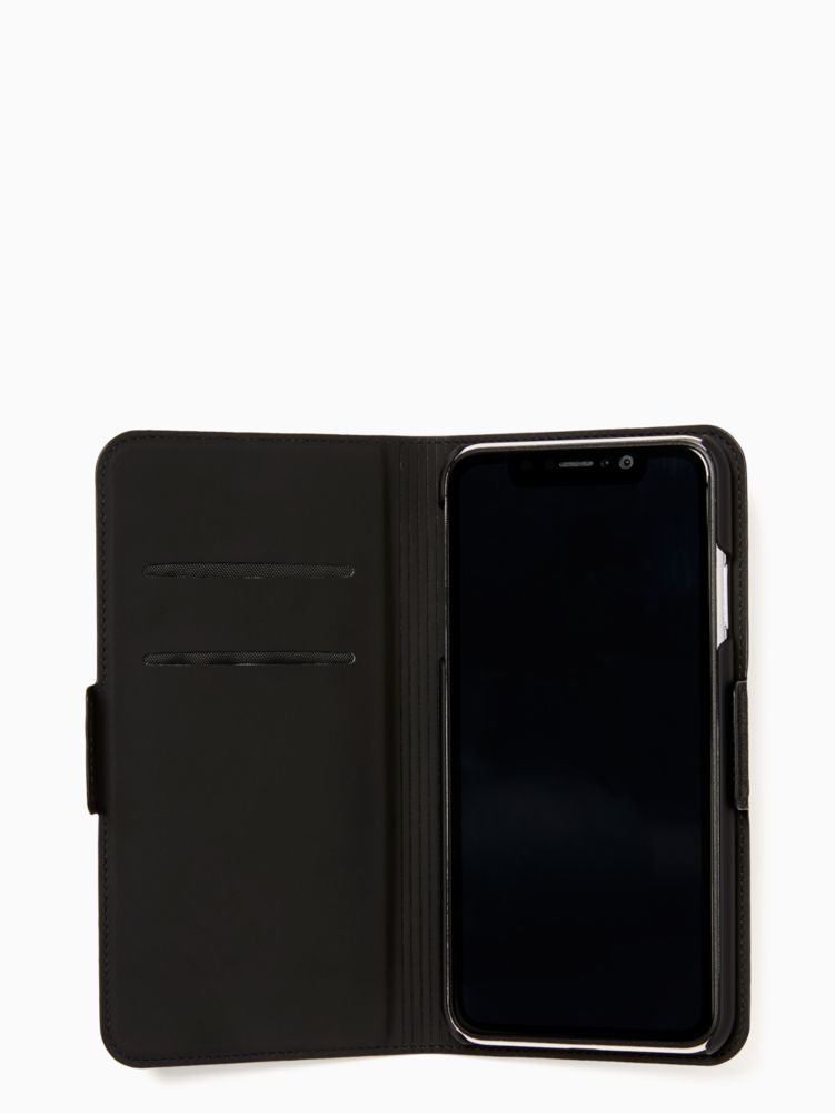 Kate Spade,iphone cases glitter wrap folio iphone xs max case,