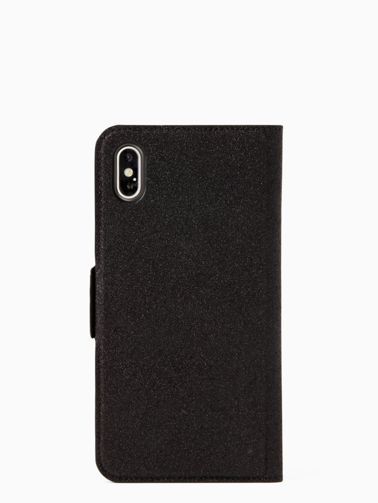 Kate Spade,iphone cases glitter wrap folio iphone xs max case,