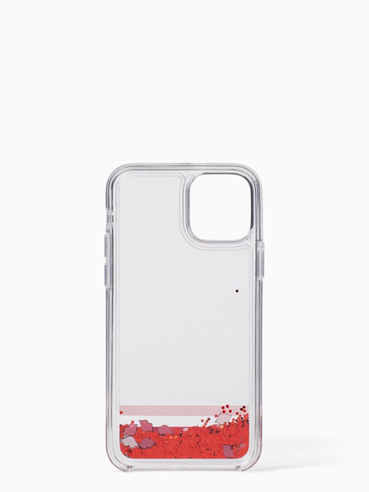 Kate Spade,liquid lips glitter iphone 11 pro case,