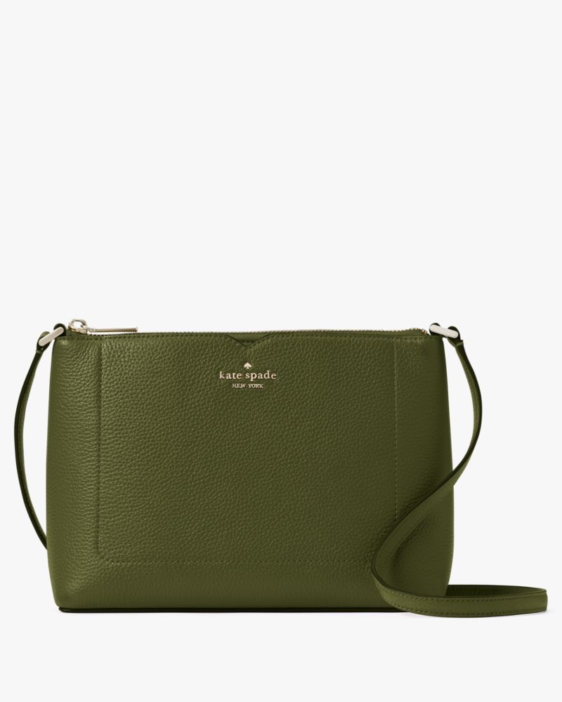 Kate Spade,harlow crossbody,crossbody bags,Enchanted Green