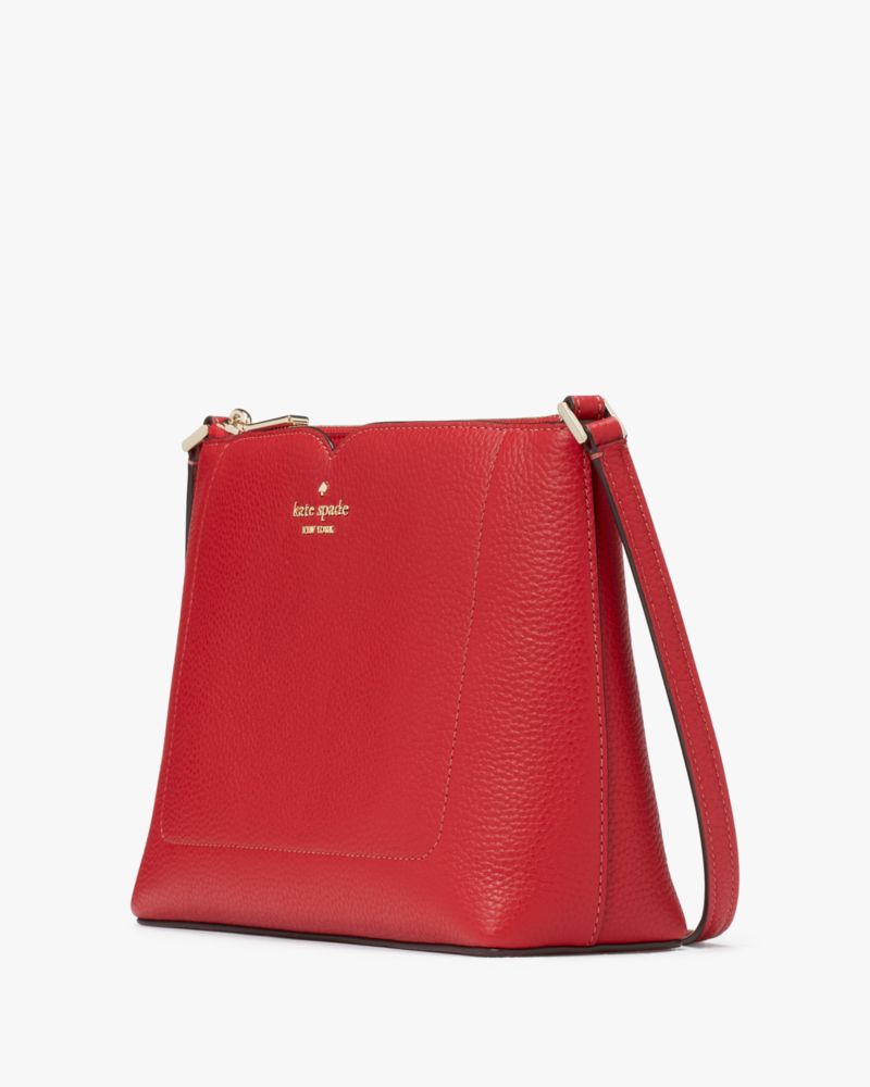 Kate Spade New York Harlow Medium Crossbody Shoulder Bag (Black): Handbags