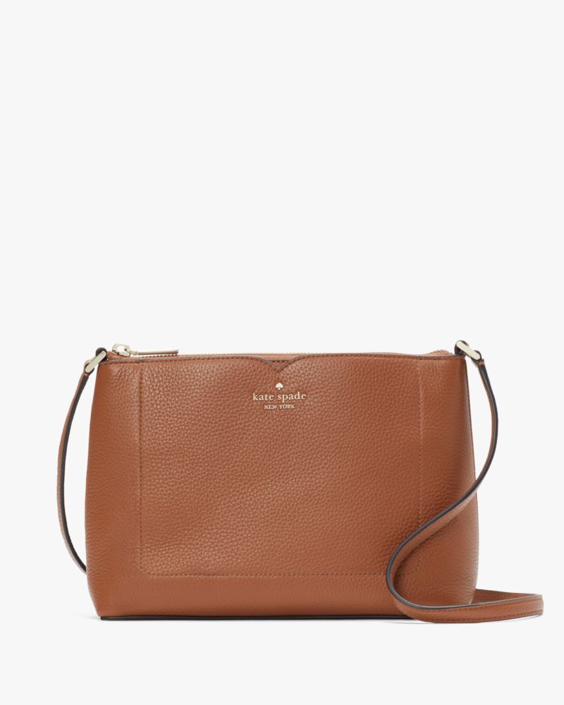 Kate Spade - Cream Pebbled Leather Harlow Crossbody Bag