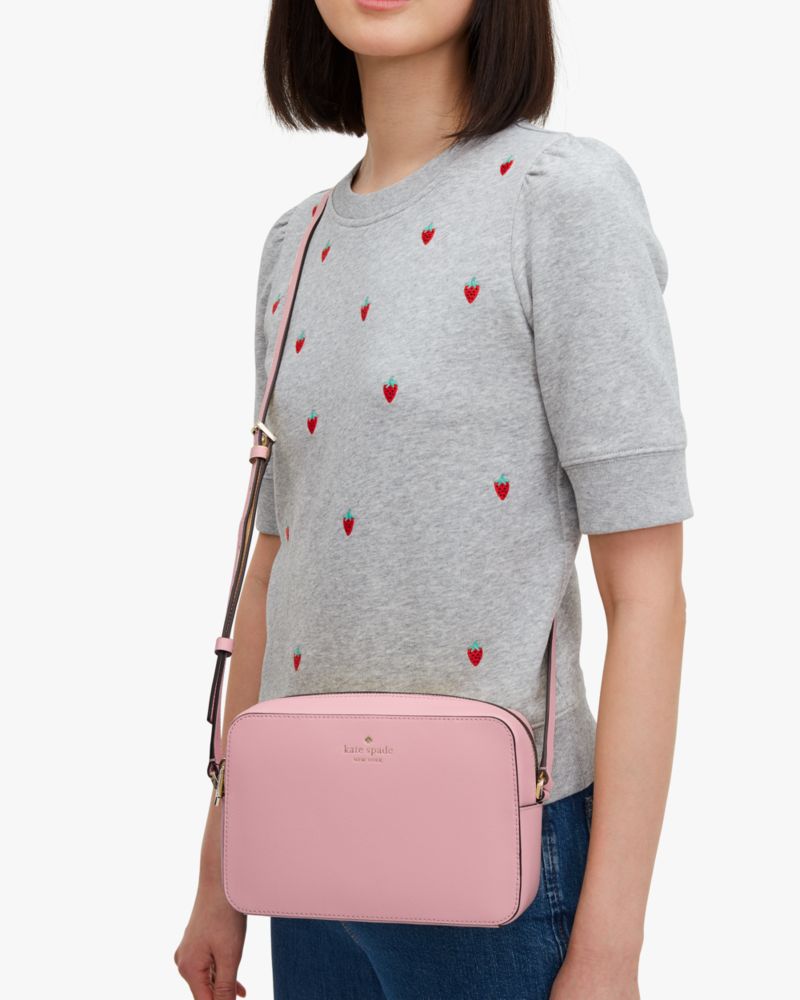 Kate spade black 2025 and pink crossbody