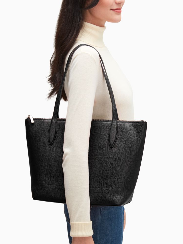 Kate Spade,harlow tote,tote bags,Black