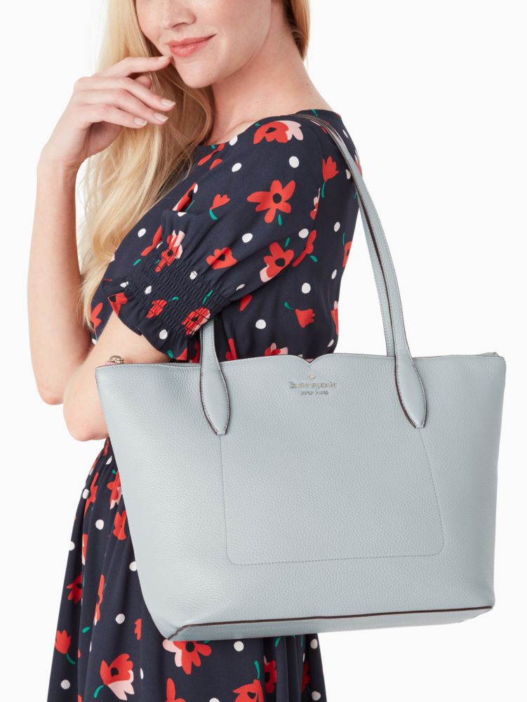 Kate Spade,harlow tote,tote bags,Avalon Mist