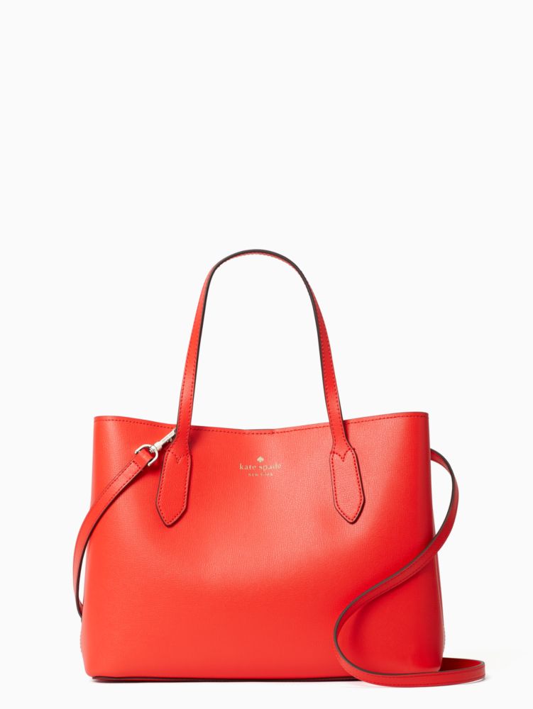 Red kate spade purse with bow sale