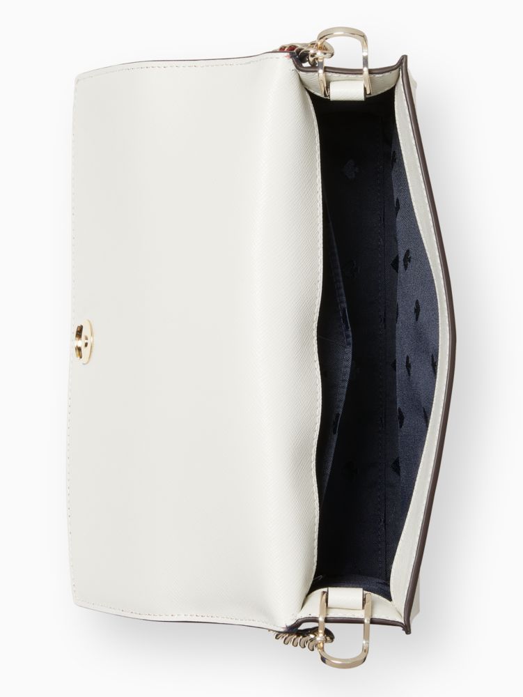 Kate Spade,Carson Convertible Crossbody,Crossbody,Chain Detail,Color Block,Logo,Word Embellishment,Gold Metal,Day Party,