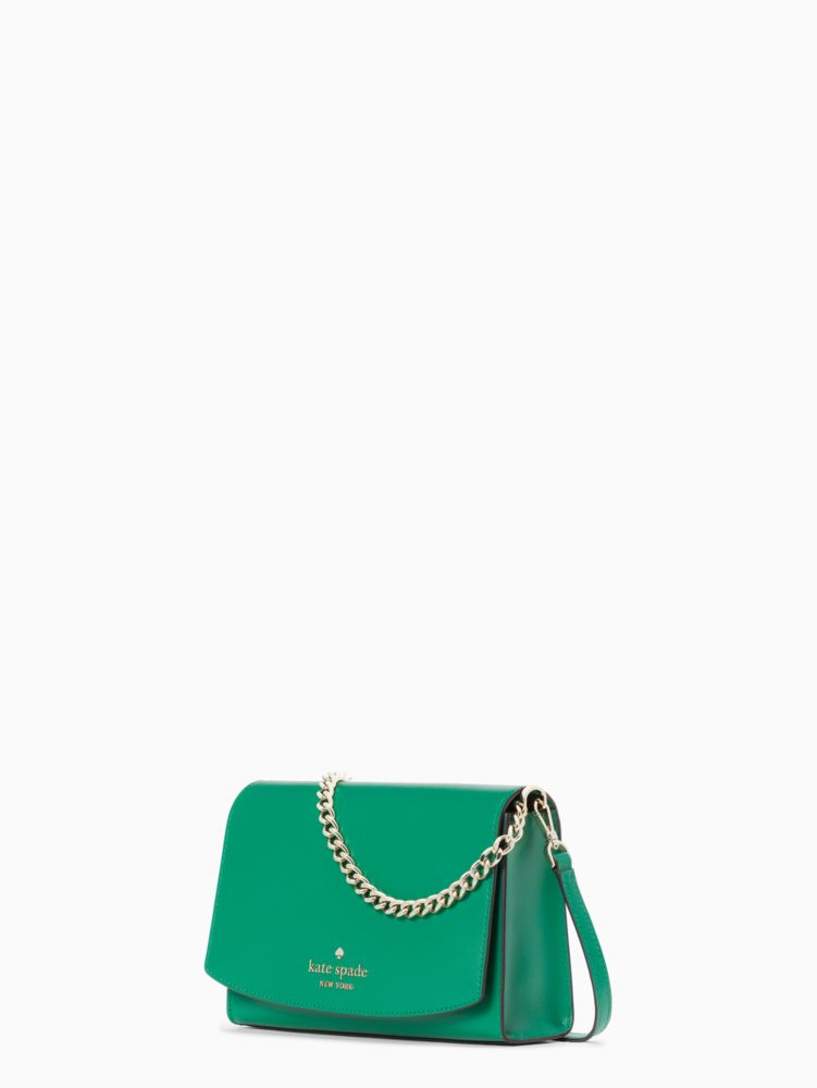 Kate Spade,Carson Convertible Crossbody,Leather,Crossbody,Logo,Metal,Lined,Gold Metal,Casual,