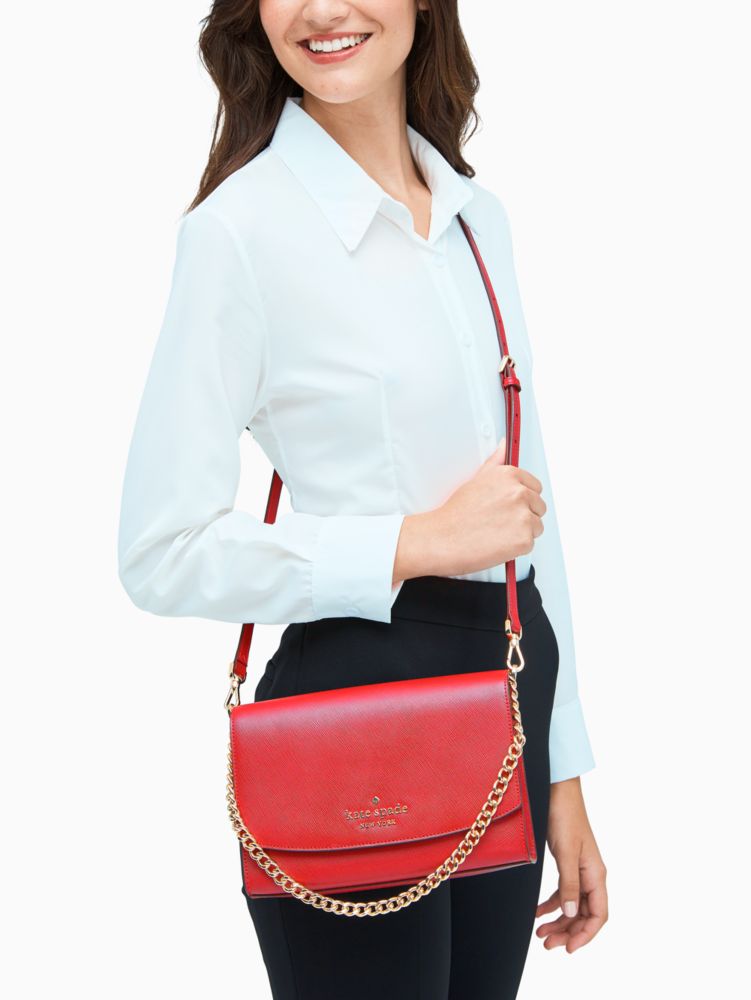 Kate Spade,カーソン コンバーチブル クロスボディ,バッグ,デジタルレッド