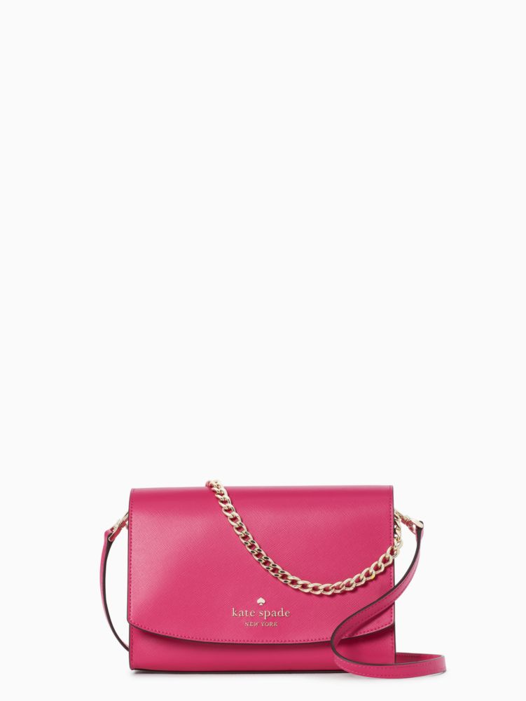 Kate Spade,carson convertible crossbody,crossbody bags,Deep Hibiscus