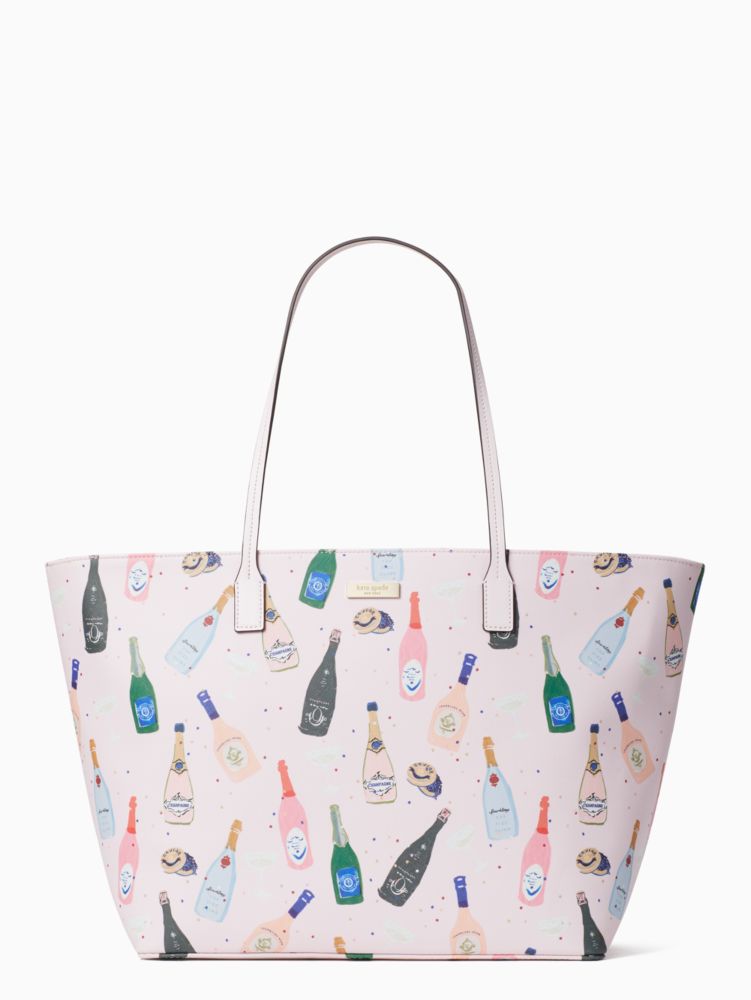 Kate spade champagne online bucket bag