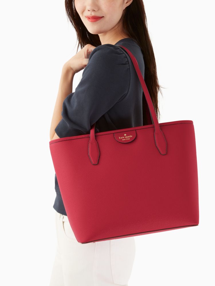 Kate Spade Faux Leather Tote Bags