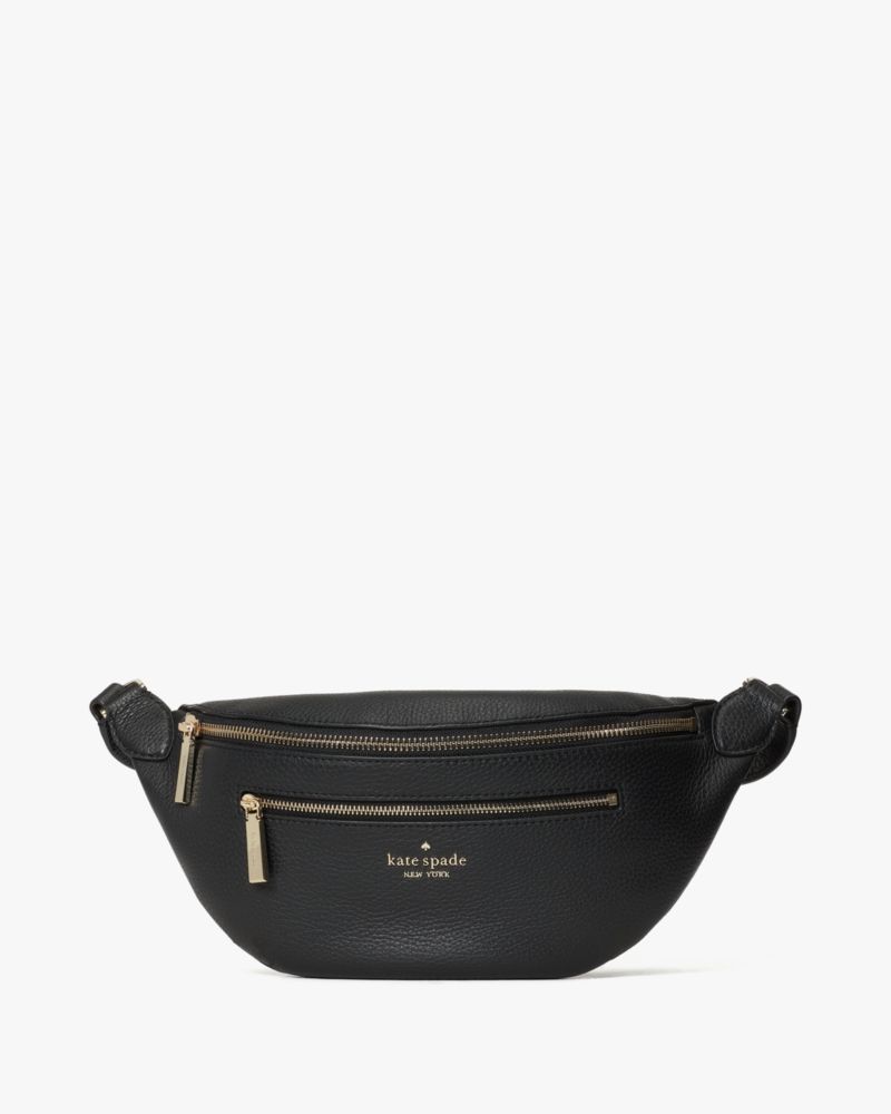 Kate Spade Leila Rainbow Belt Bag, White Dove