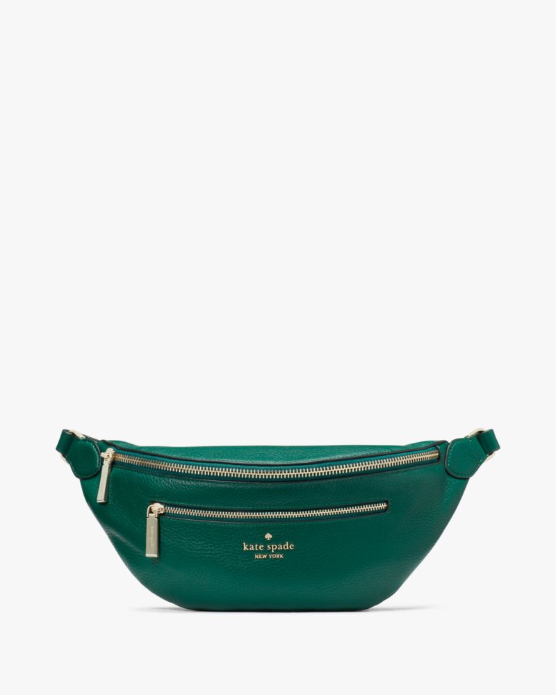 Kate Spade Leila Rainbow Belt Bag, White Dove