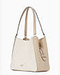 Kate Spade,leila medium triple compartment shoulder bag,shoulder bags,Light Sand Multi