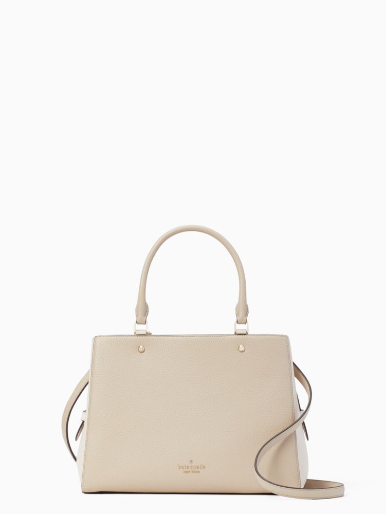 Leila Medium Triple Compartment Satchel | Kate Spade Outlet