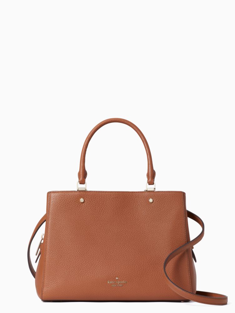 Leila Medium Triple Compartment Satchel | Kate Spade Outlet