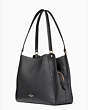 Kate Spade,Leila Medium Triple Compartment Shoulder Bag,shoulder bags,Black
