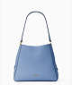 Kate Spade,Leila Medium Triple Compartment Shoulder Bag,shoulder bags,Fresh Blueberry