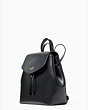 Kate Spade,lizzie medium flap backpack,backpacks,Black
