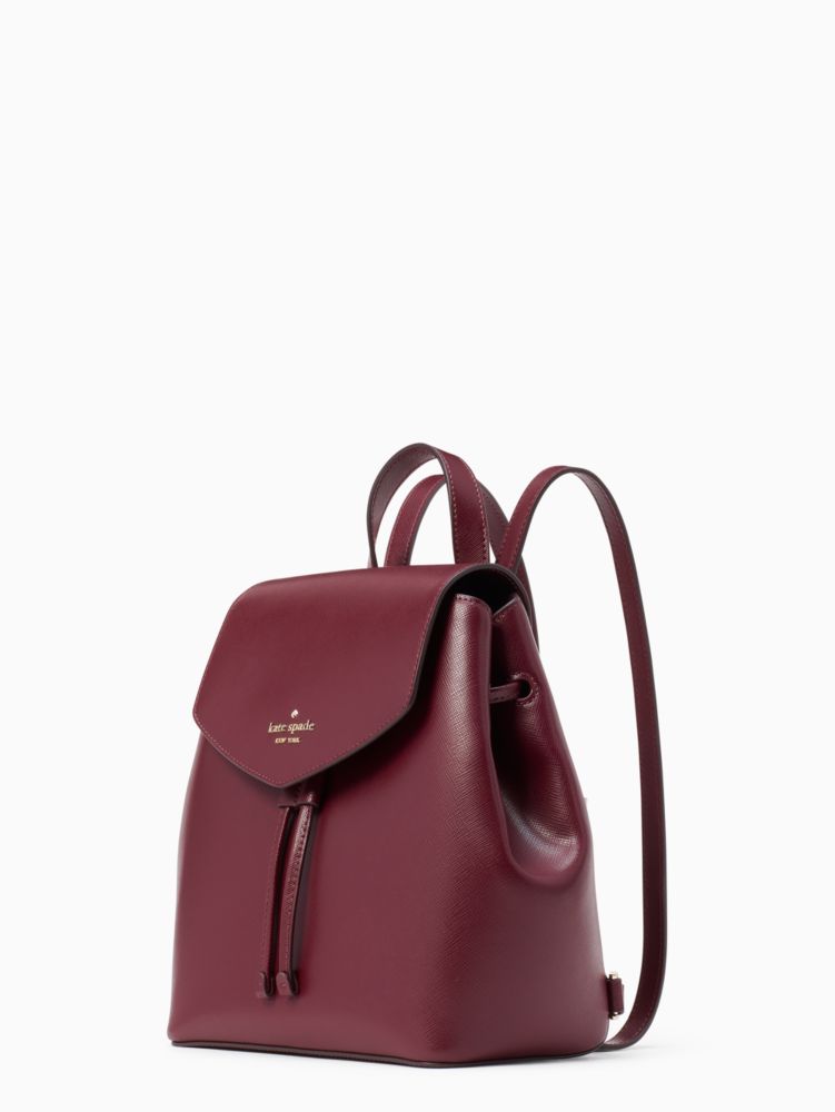 Kate+Spade+Saffiano+Leather+Lizzie+Medium+Flap+Backpack+Turaco+