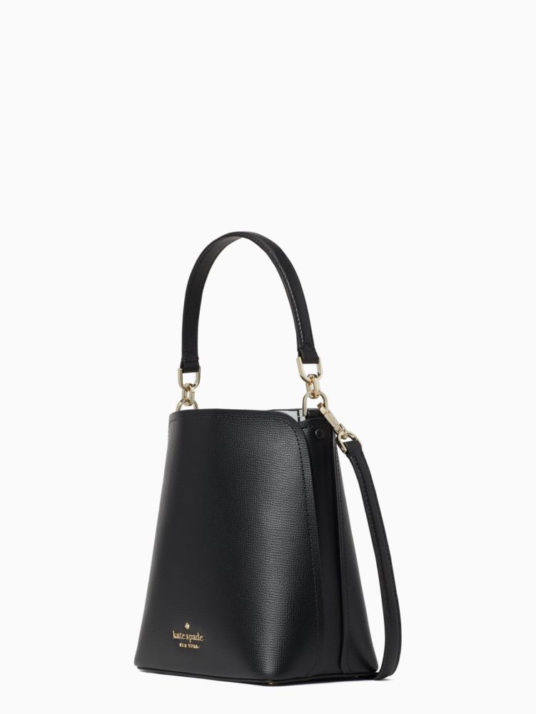 Kate Spade,darcy small bucket bag,shoulder bags,Black