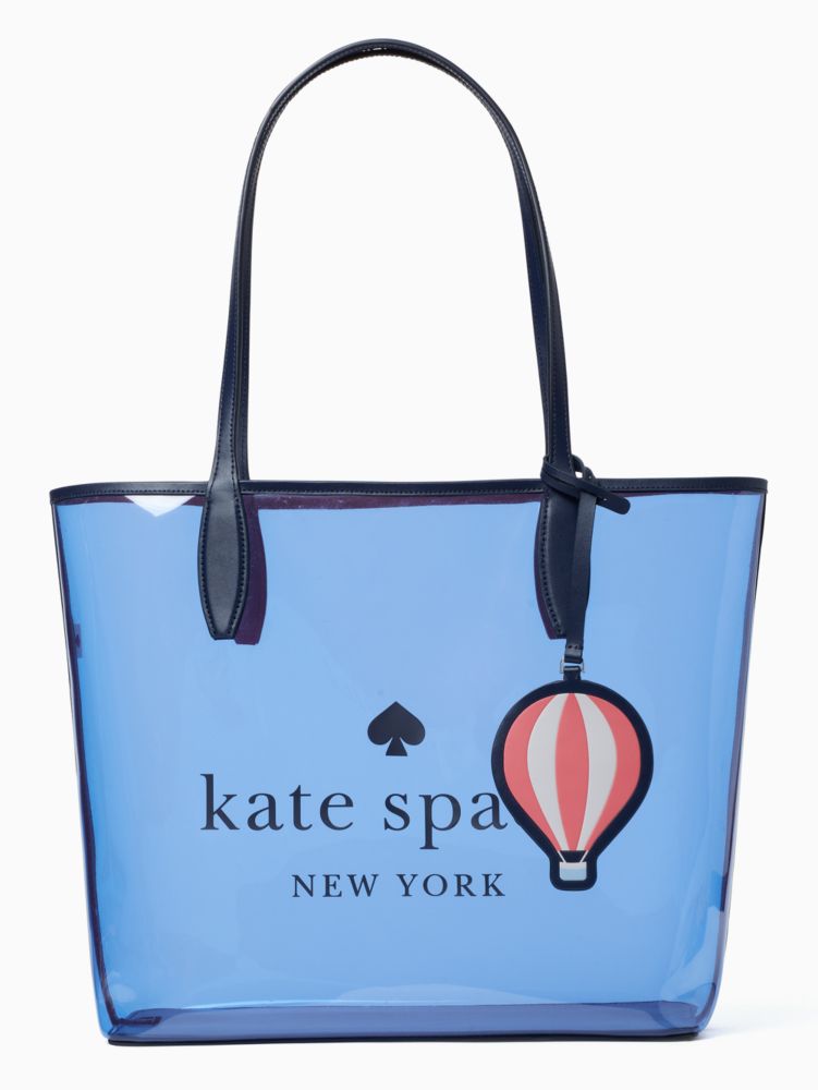 Kate Spade,hot air balloon large tote,tote bags,Deep Cornflower