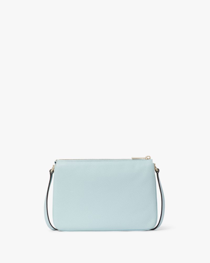 Kate Spade,Leila Triple Gusset Crossbody,Leather,Crossbody,Metal,Logo,Gusset,Casual,