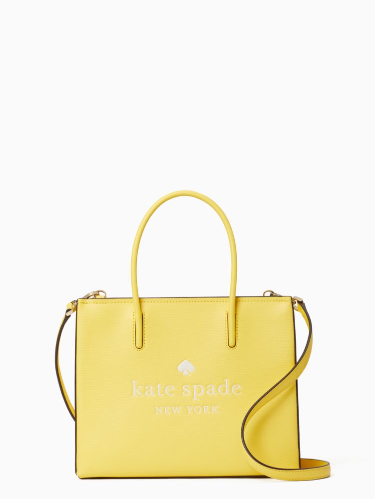 Kate Spade,トリスタ レザー ショッパー,バッグ,イエローセサミ