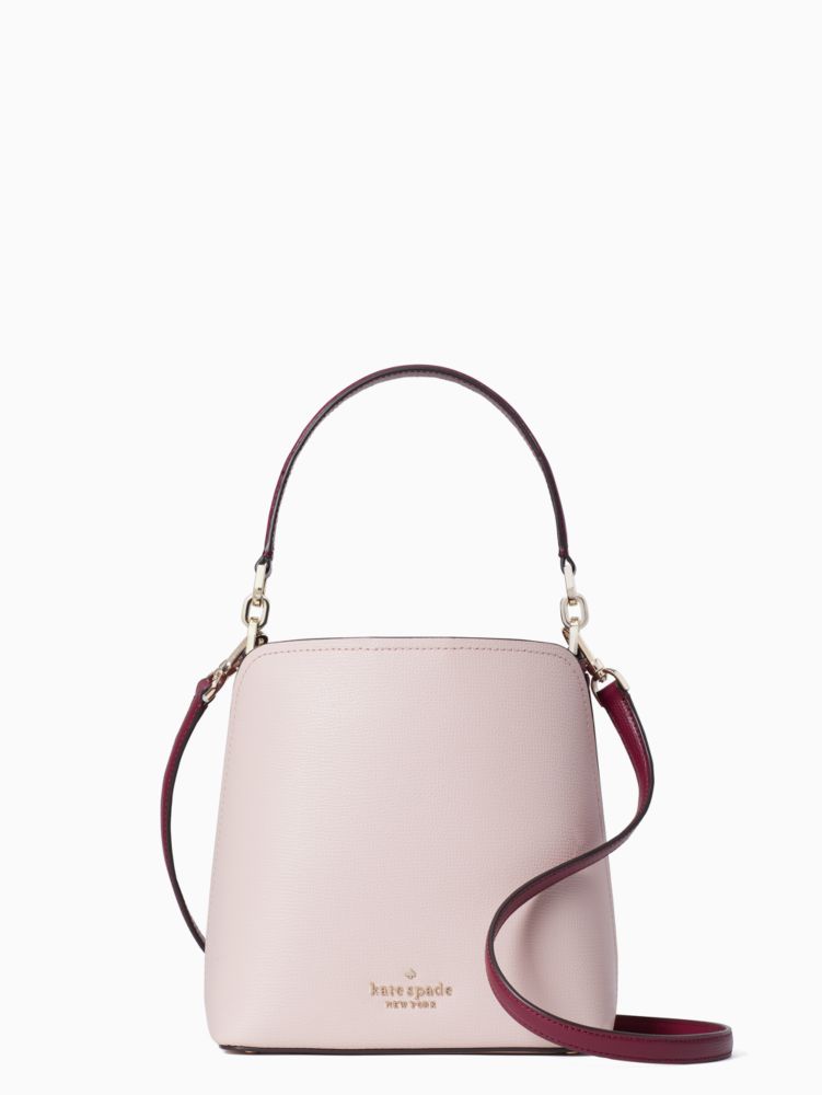 Kate Spade,darcy small bucket bag,shoulder bags,Rose Smoke Multi