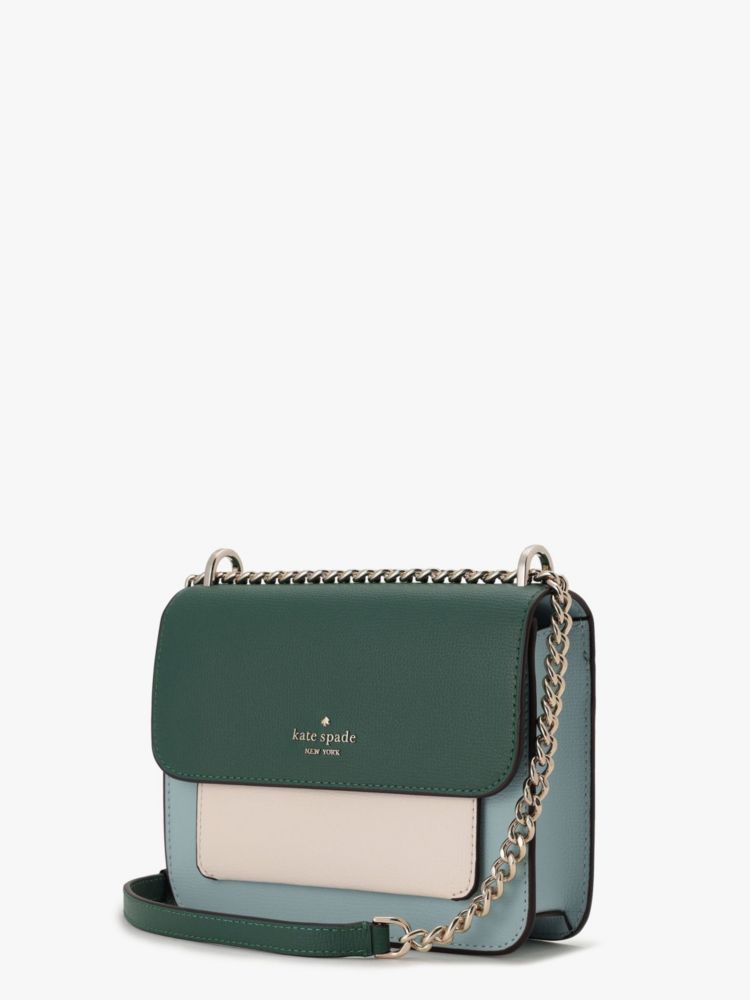 レミ カラーブロック フラップ チェーン クロスボディ, Green Multi, Product