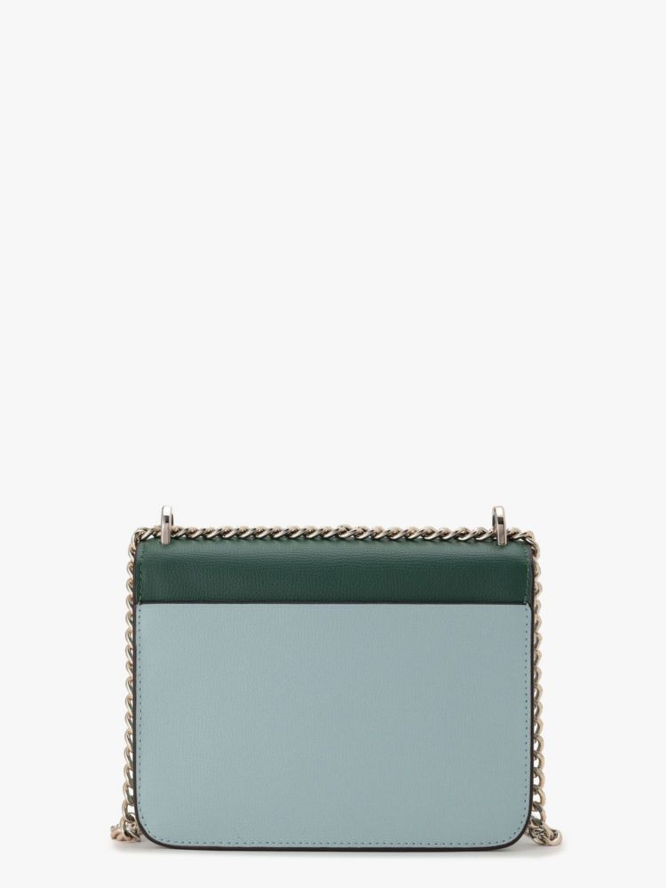 レミ カラーブロック フラップ チェーン クロスボディ, Green Multi, Product