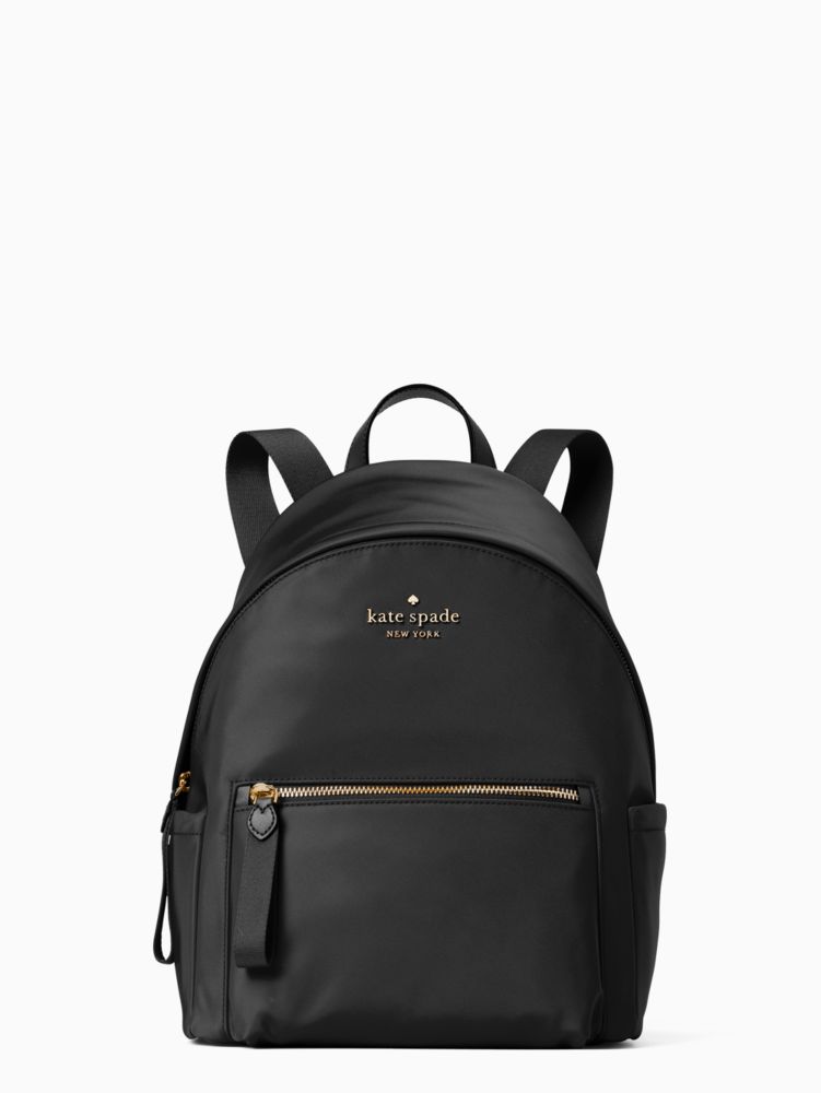 Kate Spade,Chelsea Nylon Medium Backpack,Black