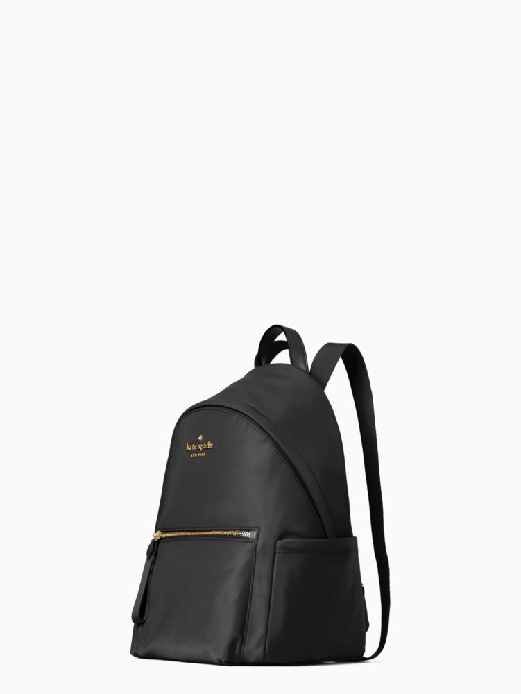 Kate Spade,chelsea nylon medium backpack,backpacks & travel bags,Black