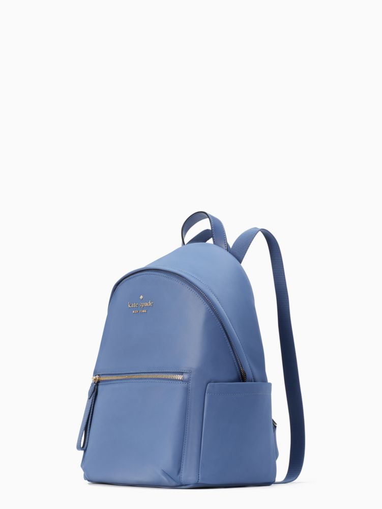 Kate Spade,chelsea nylon medium backpack,backpacks & travel bags,Shipyard Blue