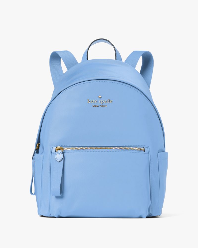 Kate Spade Medium Chelsea The Little Better Nylon Backpack Shipyard Blue