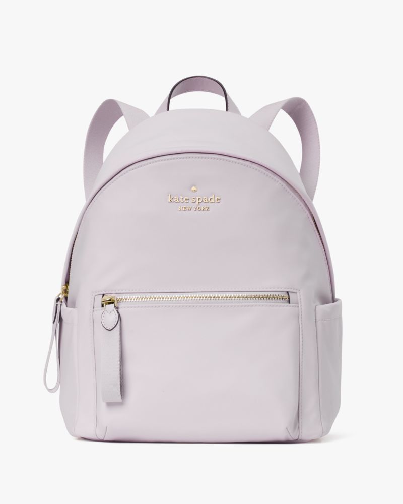 Kate Spade,chelsea nylon medium backpack,backpacks & travel bags,Lilac Moonlight