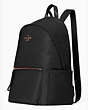 Kate Spade,chelsea nylon large backpack,backpacks & travel bags,Black
