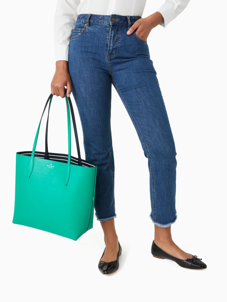 Kate Spade,arch surprise stripe large reversible tote,tote bags,