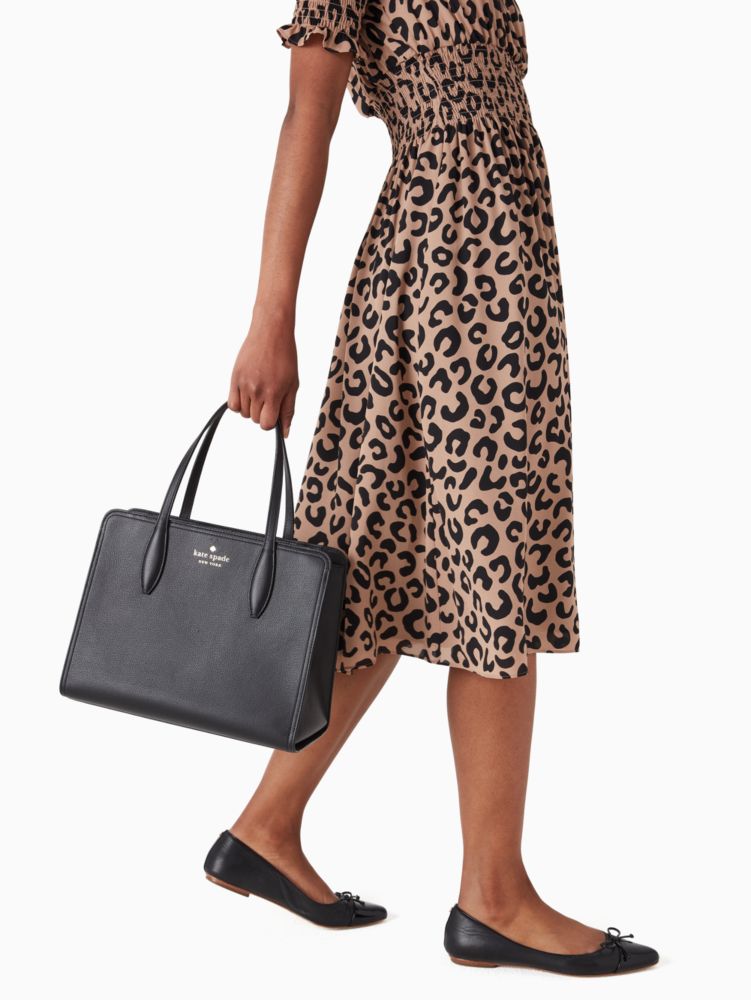 Kate Spade,rowe medium top zip satchel,satchels,Black