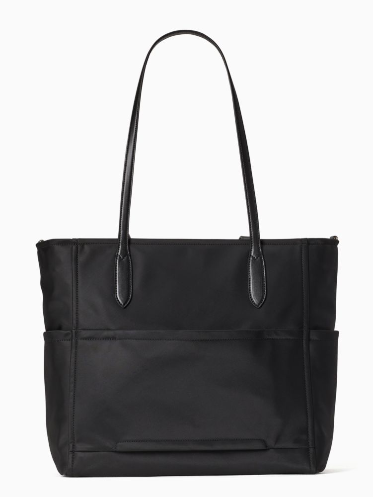 Kate Spade Black Nylon and Patent Leather Stevie Diaper Bag Kate Spade