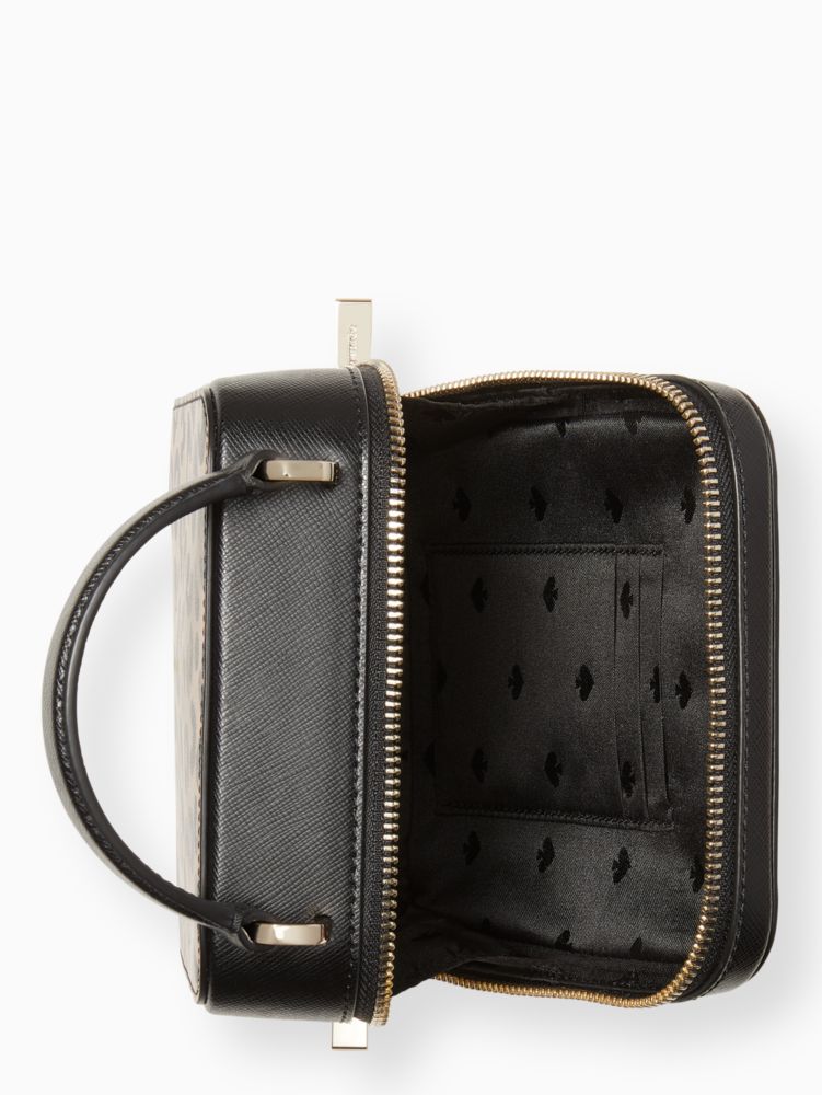 Kate Spade New York Daisy Graphic Leopard Vanity Crossbody Small: Handbags