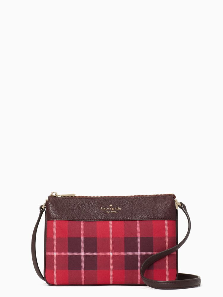 Kate Spade Leila Plaid Shoulder on sale Bag