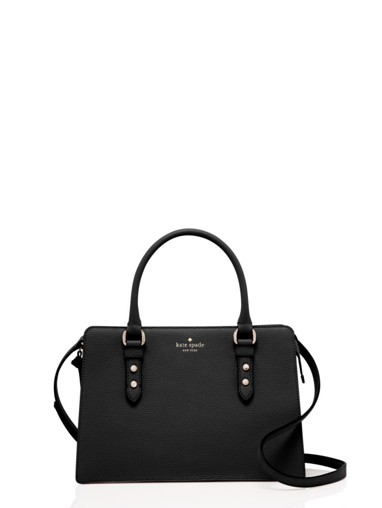 Kate Spade,mulberry street lise satchel,satchels,Black