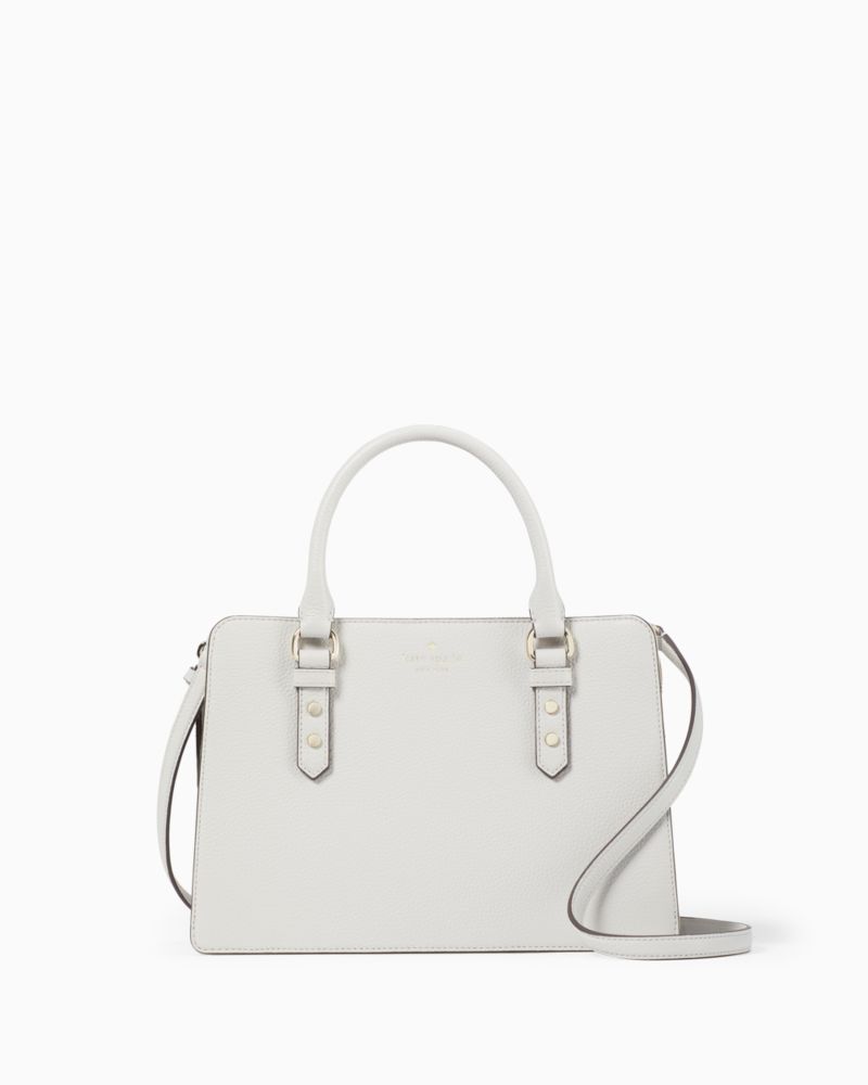 Kate Spade Outlet Addie Satchel, Parchment - Handbags & Purses