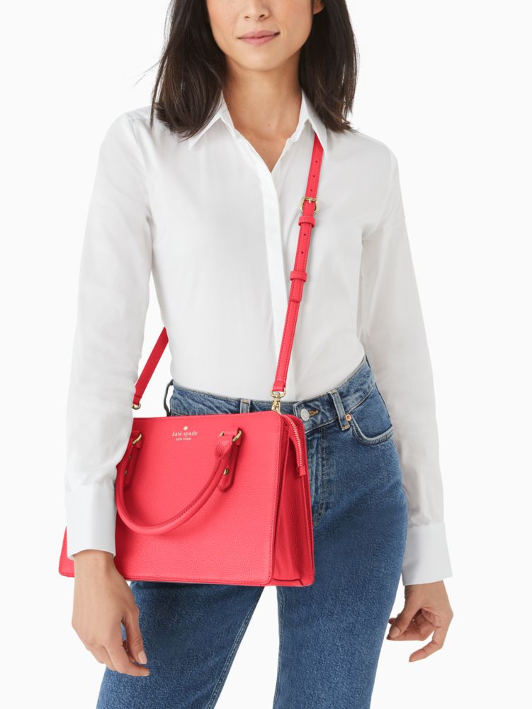 Kate Spade,mulberry street lise satchel,satchels,Ripe Papaya