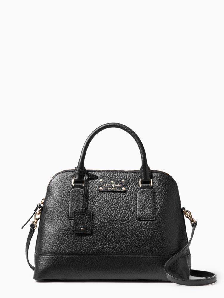 Kate Spade,bay street small rachelle,satchels,Black
