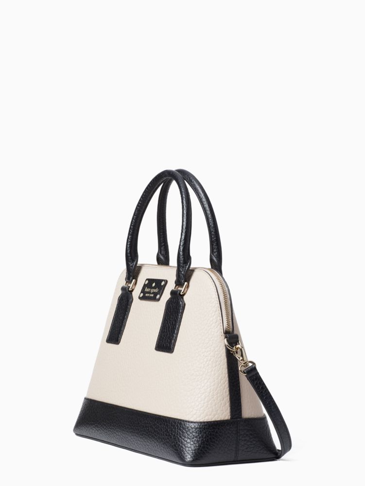 Kate Spade,bay street small rachelle,satchels,Warm Beige/Black